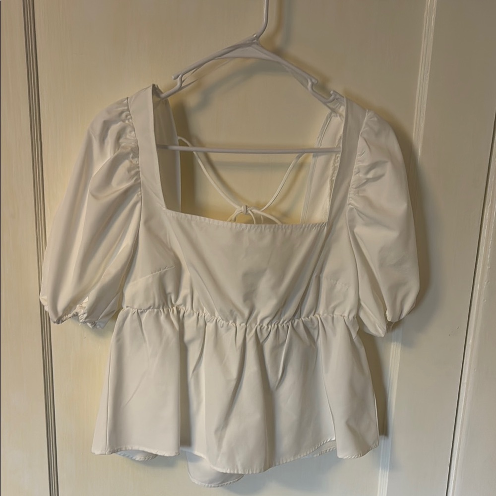 Elegant White Women's Top